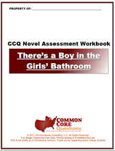 Load image into Gallery viewer, There’s a Boy in the Girls’ Bathroom CCQ Workbook (Reading Level Q - 490L+)