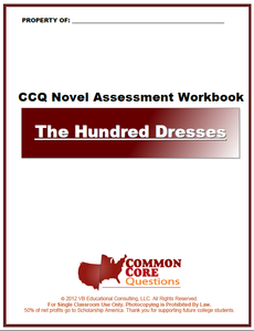 The Hundred Dresses CCQ Workbook (Reading Level P - 870L*)