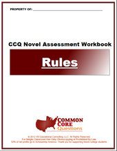 Load image into Gallery viewer, Rules CCQ Workbook (Readling Level R - 780L)
